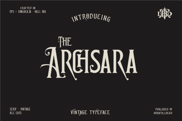 Achsara: A Bold Blackletter Font for Timeless Design