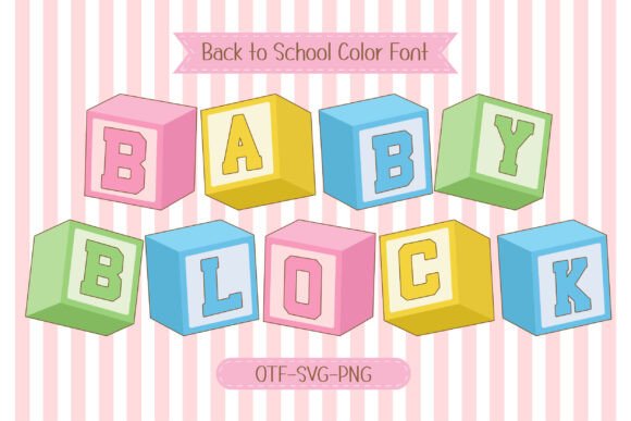 Baby Block Font: A Playful Asset for Modern Design