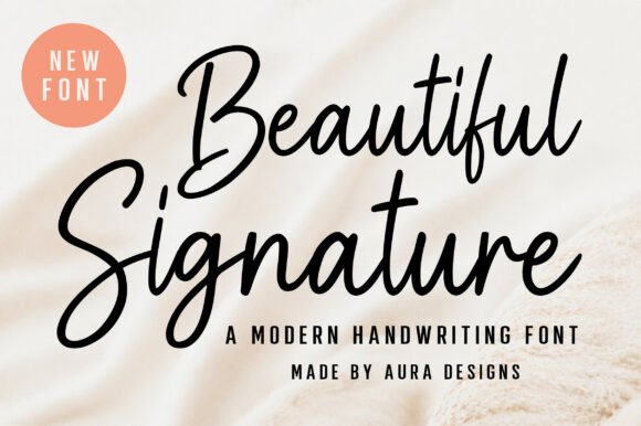 Beautiful Signature: The Elegant Script Font for Modern Design
