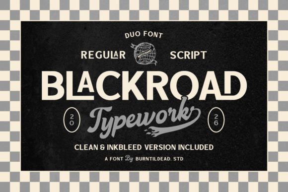 Blackroad: A Bold Duo Font for Modern Design
