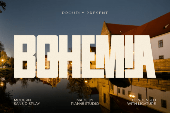 Bohemia: A Modern Sans Display Font for High-Impact Design