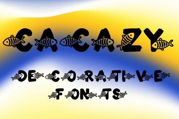 Cacazy: A Playful Typeface for Ocean-Inspired Branding