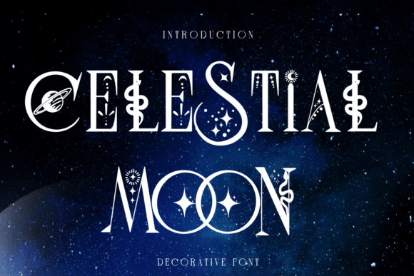 Celestial Moon: A Font for Whimsical & Modern Design