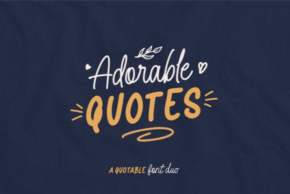 Elevate Your Visual Design with the Adorable Quotes Duo