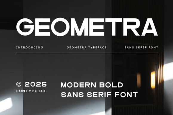 Geometra: The Modern Sans Serif for Bold Visual Identity