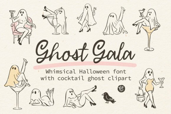 Ghost Gala: A Whimsical Design Asset for Creative Projects