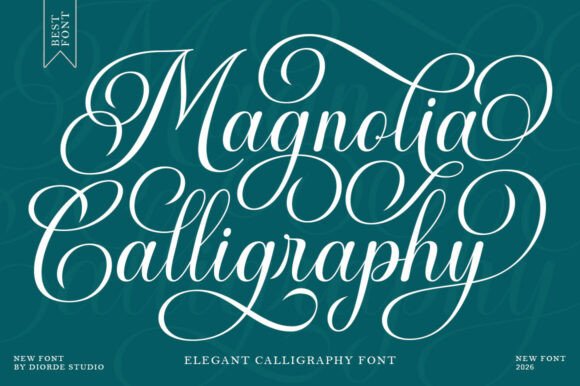 Magnolia Calligraphy: Elevate Your Design with Elegant Script
