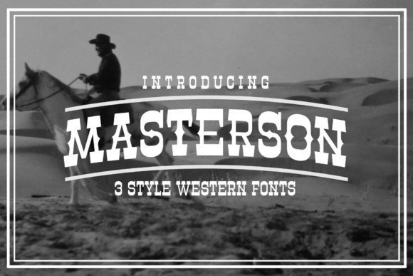 Masterson Family: A Bold Slab Serif for Western & Vintage Design
