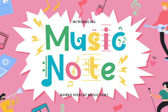 Music Note: A Whimsical Font for Creative Branding