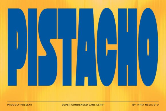 Pistacho: A Bold Retro Font for Modern Branding