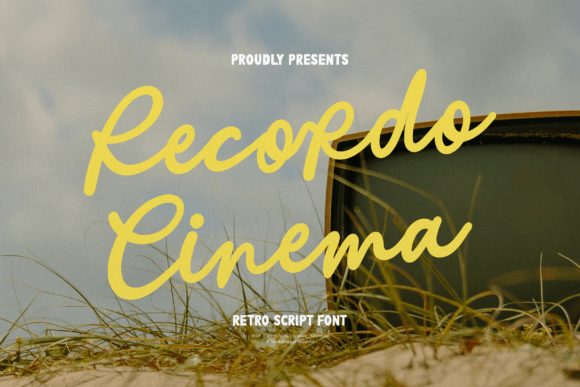 Recordo Cinema: A Retro Script Font for Vintage Design