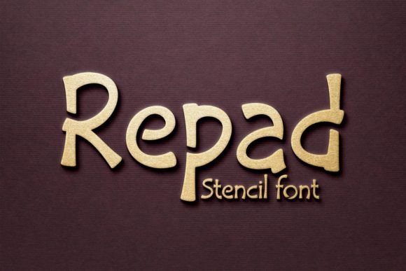 Repad Stencil: A Font Built for Precision and Play