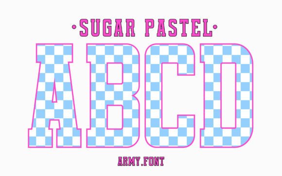 Sugar Pastel Blue: A Fresh Take on Classic Typography