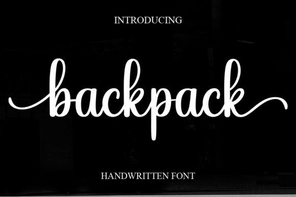 The Backpack Font: Elevate Your Design with Handwritten Charm