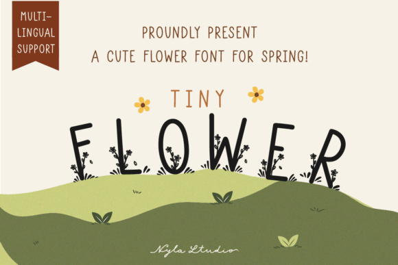 Tiny Flowers Font: A Blossoming Design Asset