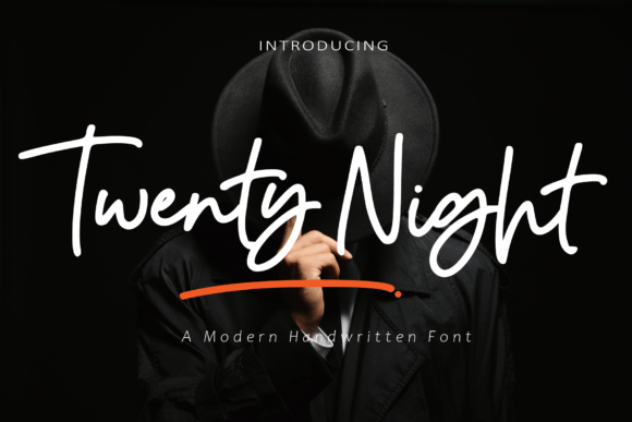 Twenty Night: A Modern Handwriting Font for Dynamic Design