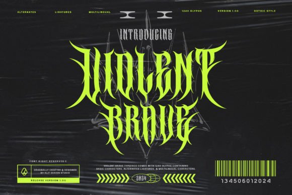 Violent Brave: Unleash Audacious Typography