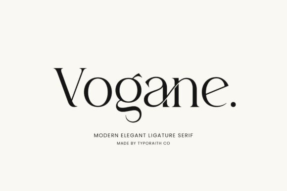 Vogane: Elevating Modern Design with Elegant Typography