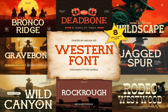 Western Bundle: Craft Authentic Frontier Branding