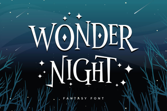 Wonder Night: A Typeface for Enchanting Visual Narratives